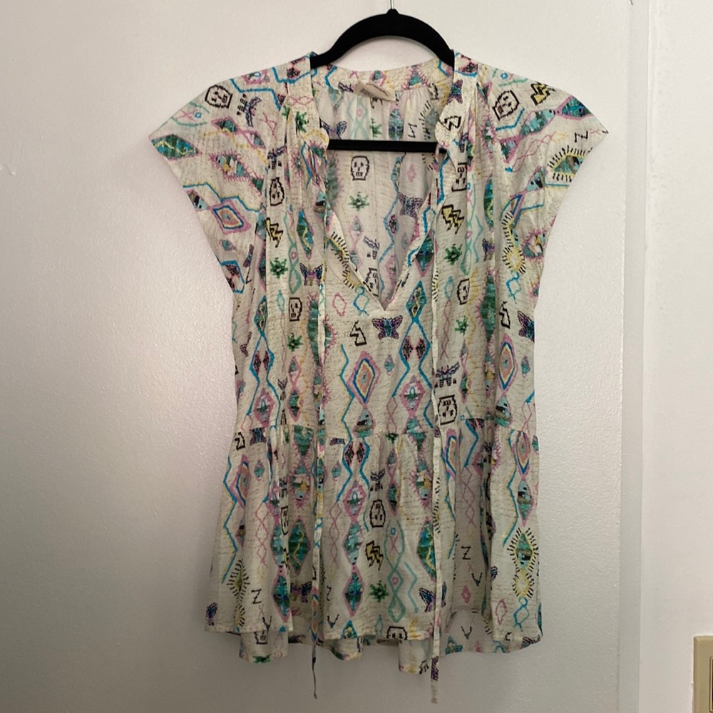 Zadig & Voltaire viscose top/blouse sz M